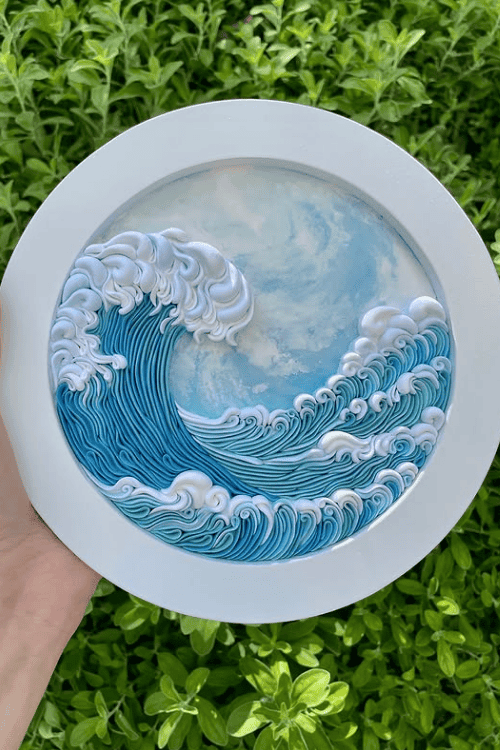 Organic Wave Sculpture