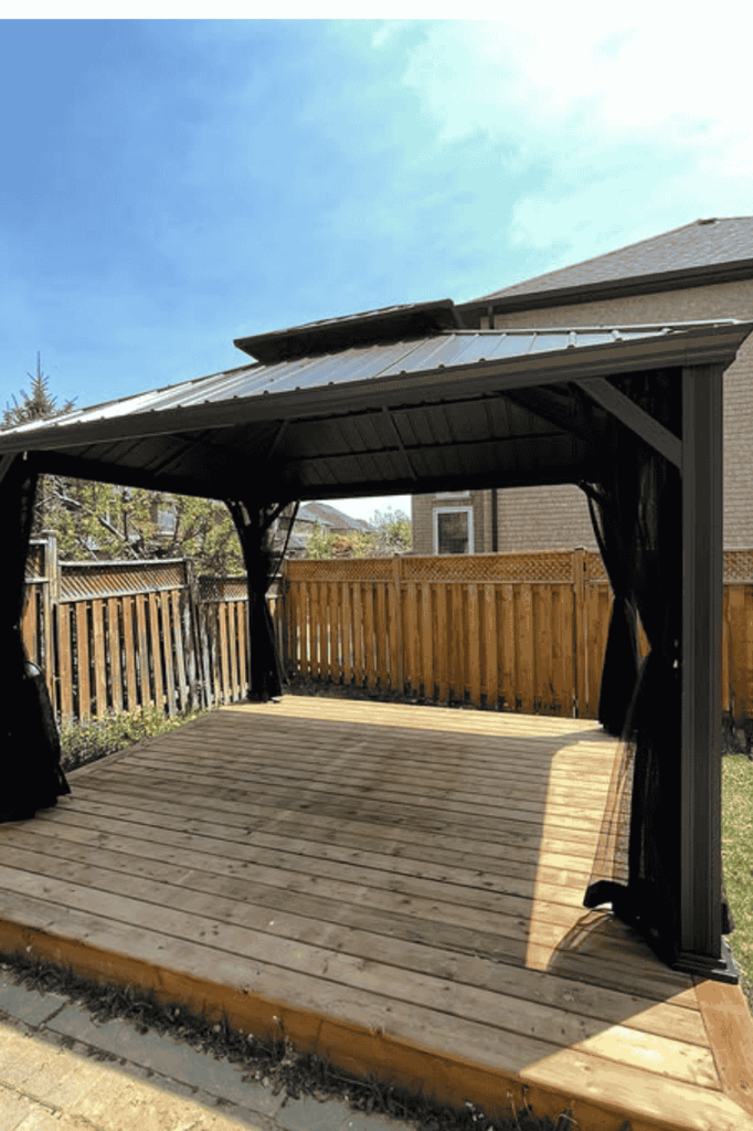 18. Floating Deck Gazebo