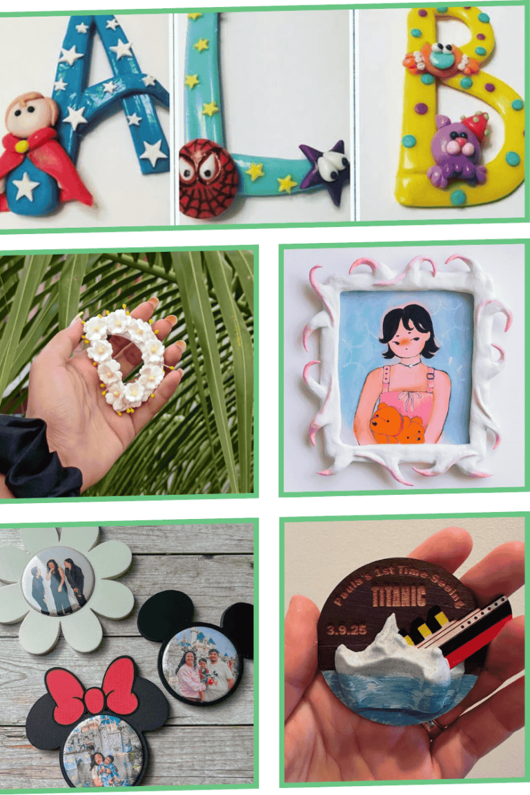20+ Creative DIY Clay Magnet Ideas