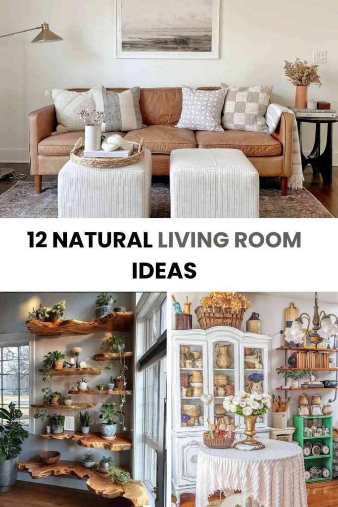 12 Natural Living Room Ideas That Embrace Earthy Tones and Bohemian Vibes!