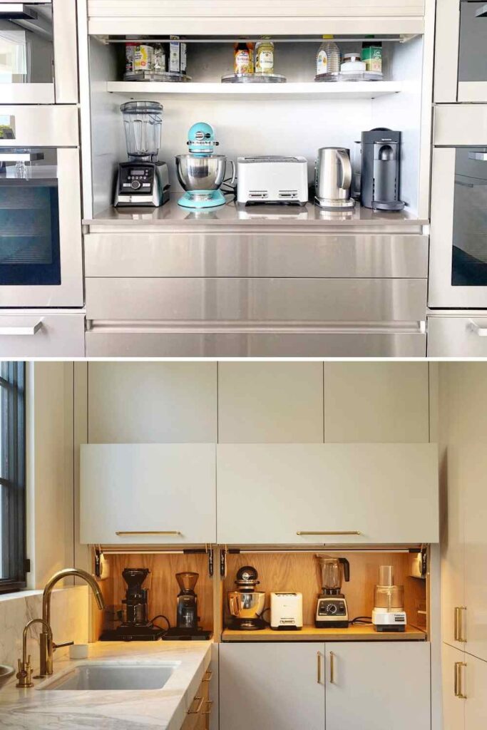Relocate Seldom-Used Appliances