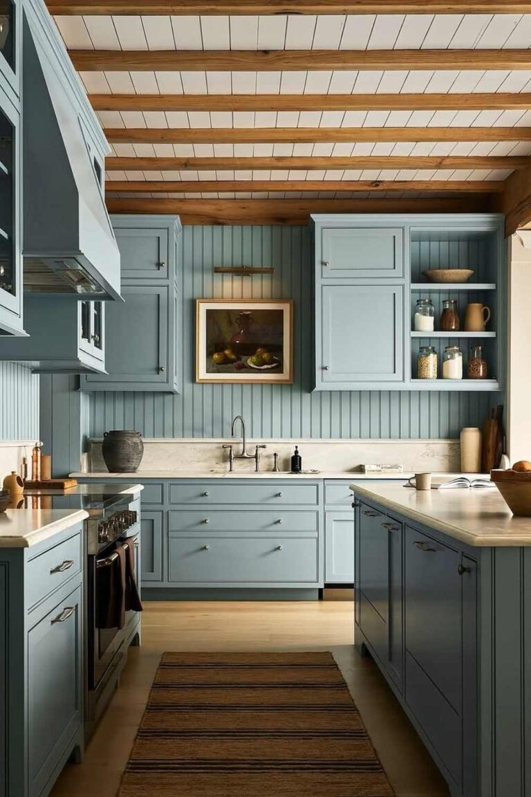 Coastal Retreat: 21 Blue Kitchen Cabinets That Bring Beach Vibes Home