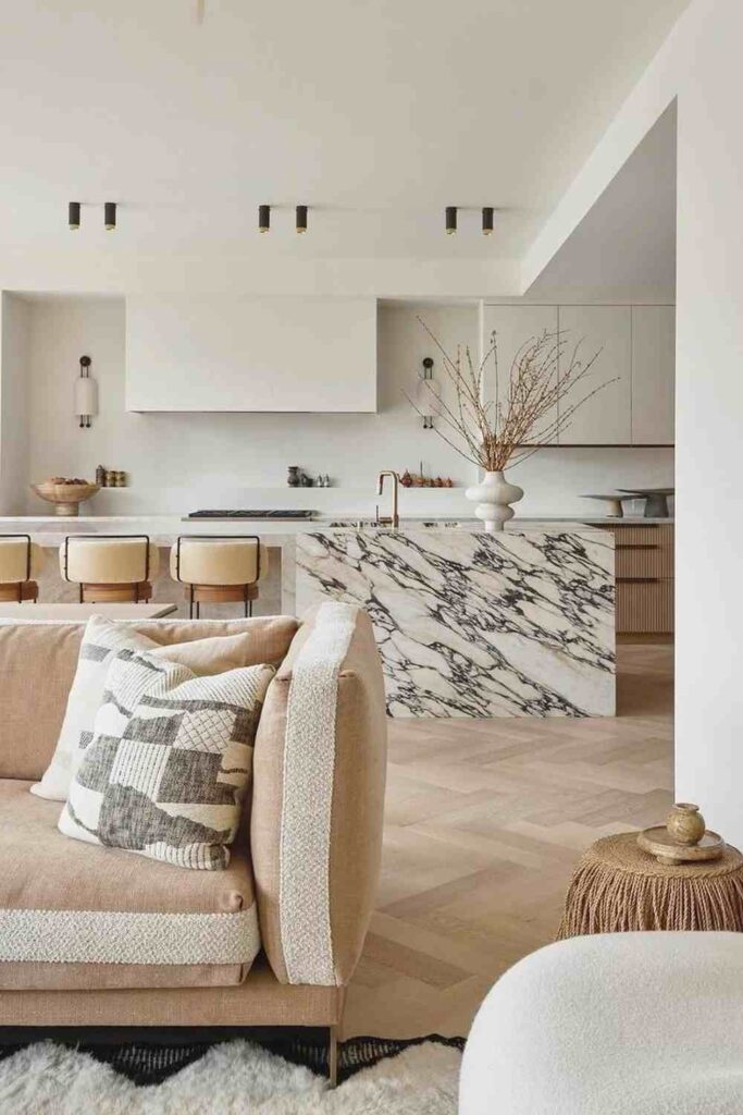  Marble Accent Walls or Backsplashes: Drama Without Overkill