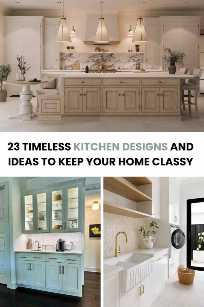 23 Timeless Kitchen Designs and Ideas to Keep Your Home Classy