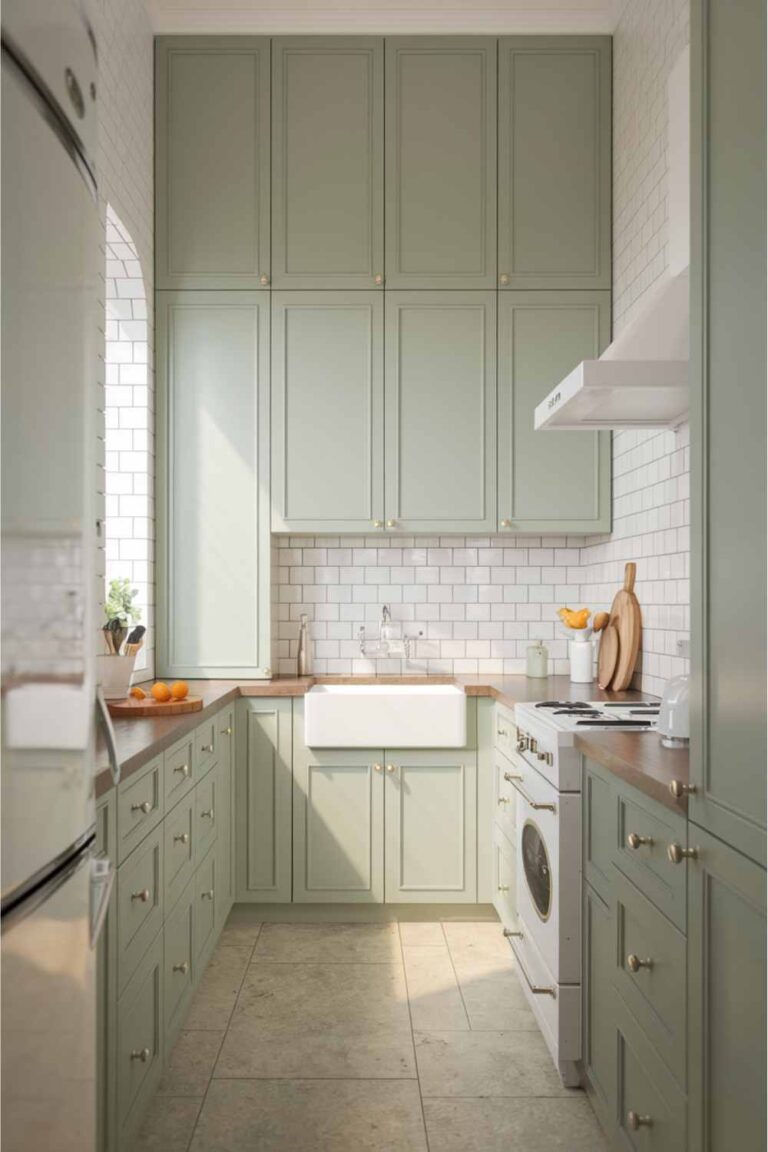22 Space Saving Sage Green Kitchen Ideas for Small Homes