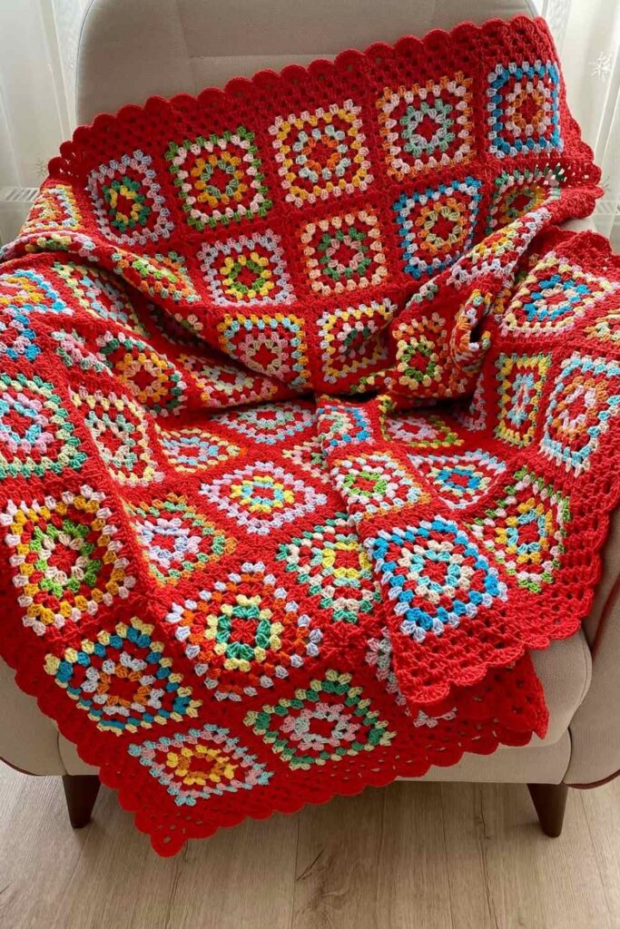 Granny Square Blanket