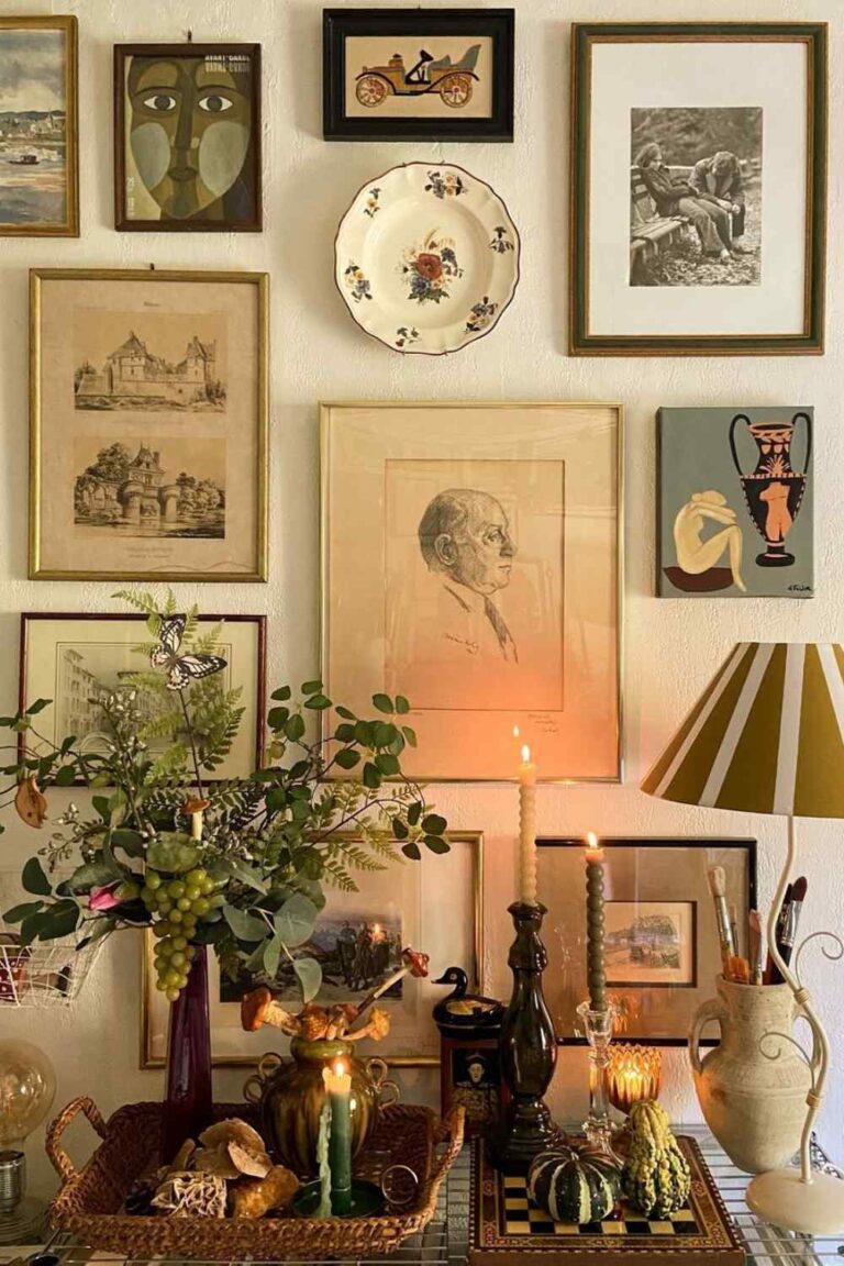 8 Easy Thrifted Gallery Wall Ideas For a Designer Look