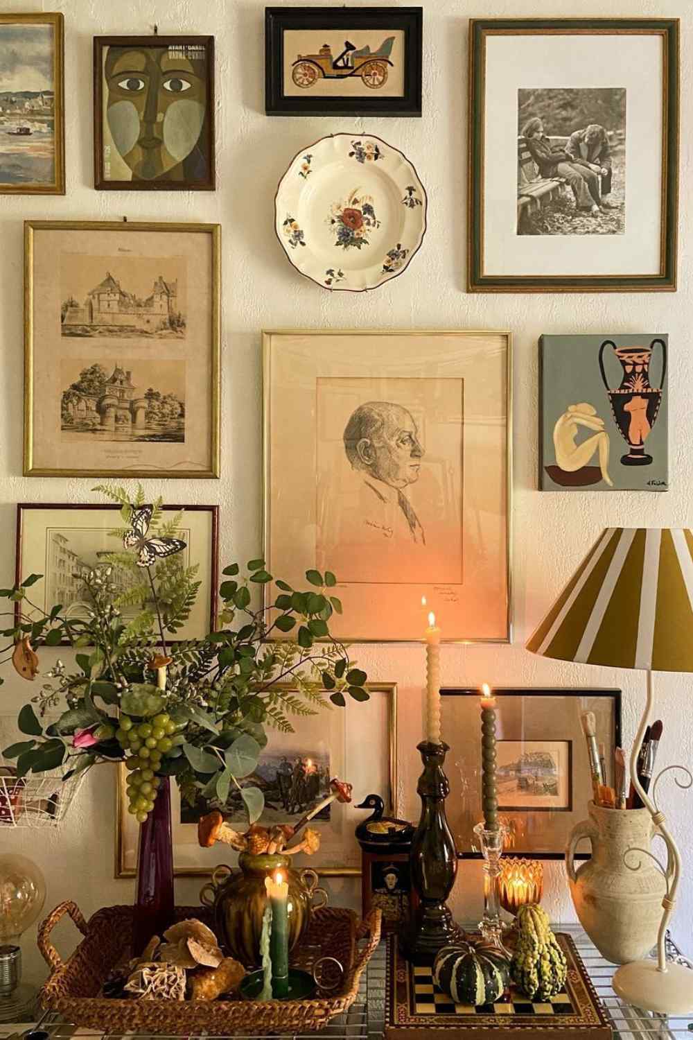 8 Easy Thrifted Gallery Wall Ideas For a Designer Look