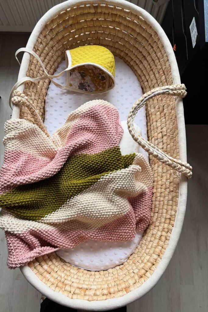 Moss Stitch / Linen Stitch Blanket