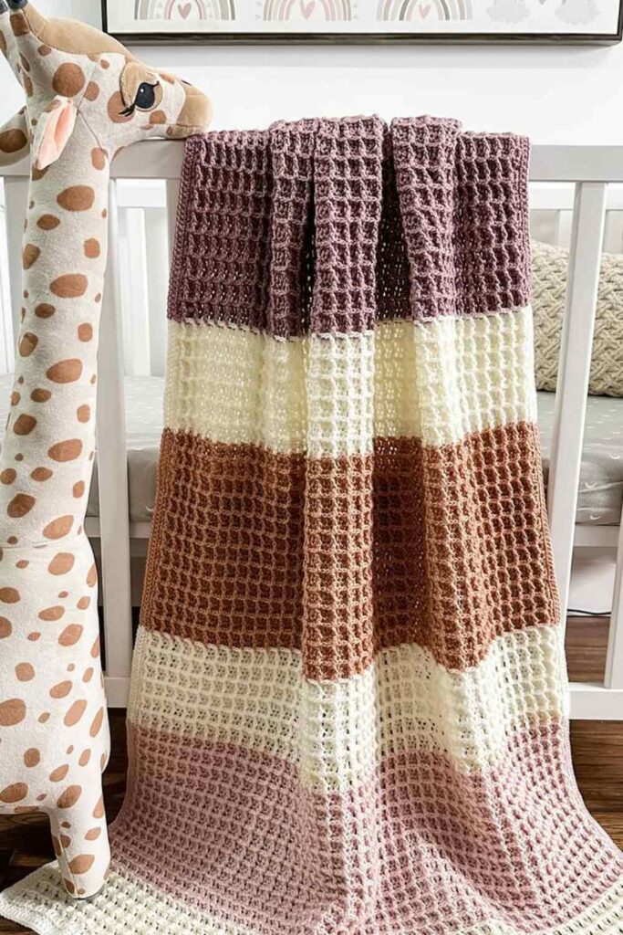 The Waffle Stitch Blanket